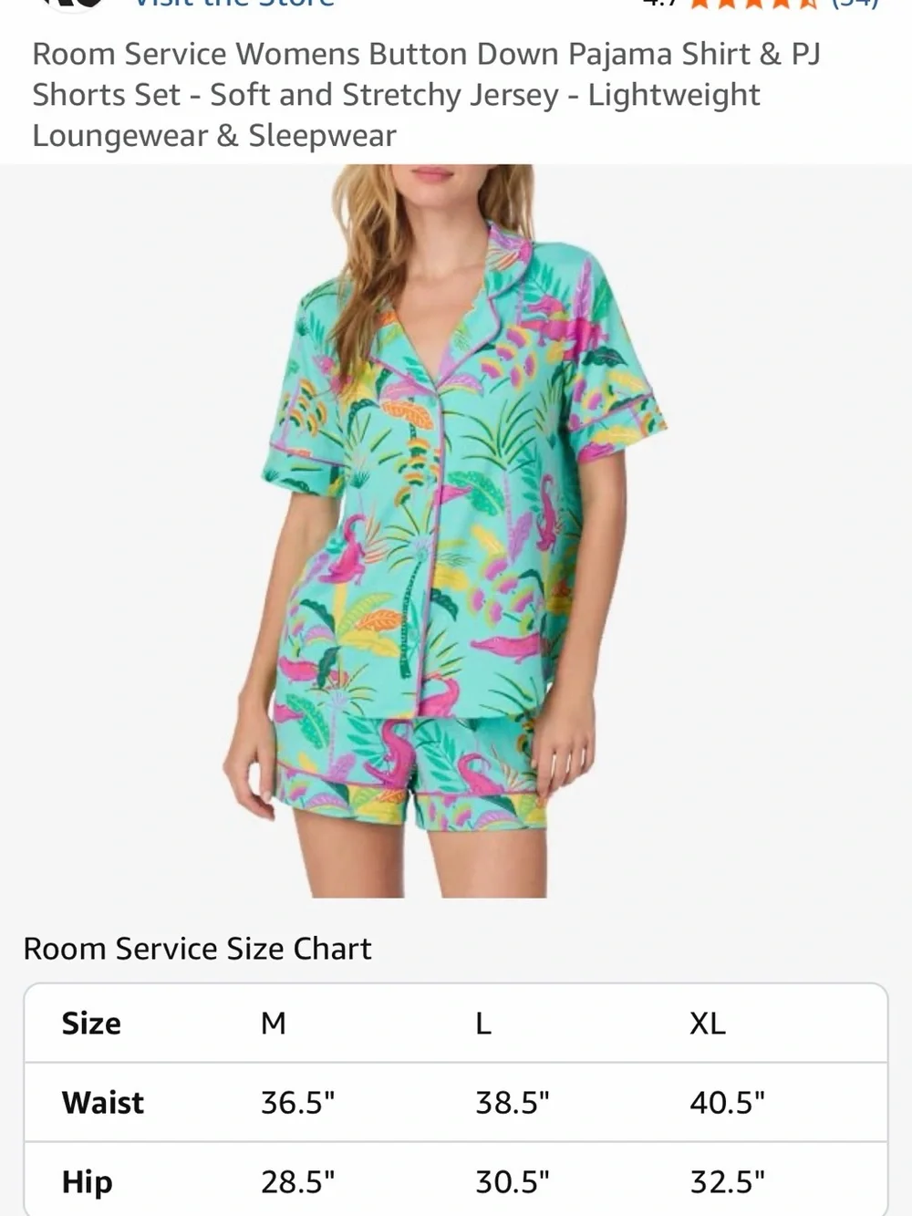 Room Service Women’s Large 2PC Pajama. Set Turquoise Crocodile Cove EUC Cozy - Picture 7 of 9